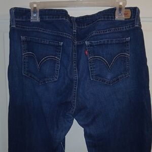 Levi's Women's Dark Blue Straight Leg Jeans